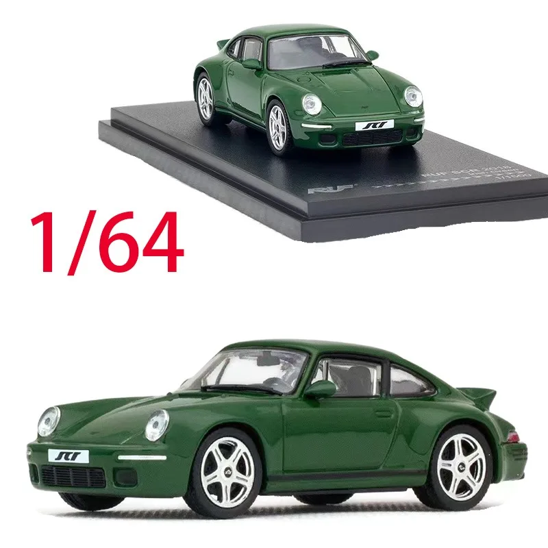 

Almost Real Diecast 1/64 Scale Porsche Alloy Car Model Porsche RUF SCR 2018 Play Vehicles Toys for Boys Original Box Display
