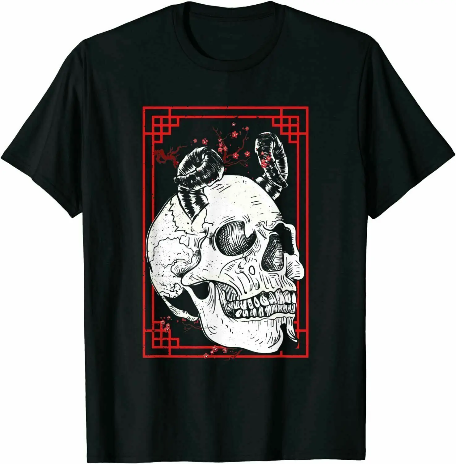 

Japanese Demon Harajuku Kabuki Yokai T-Shirt Funny Gift For Men, Size M - 3XL