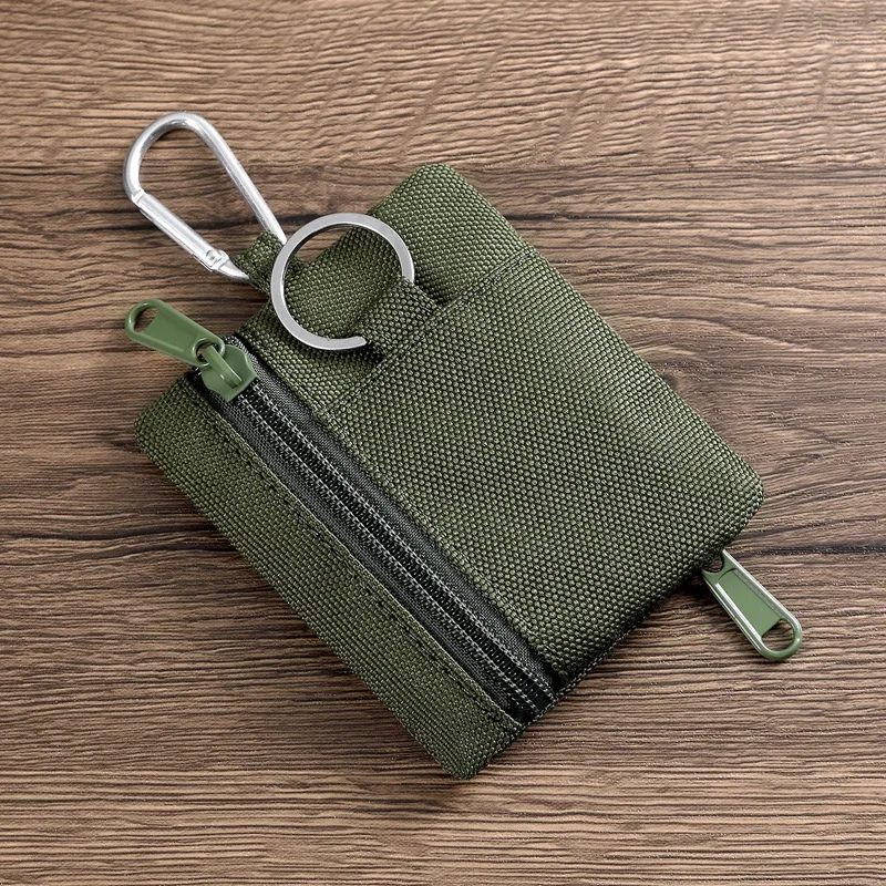 Outdoor Coin Purse Key Bag Multi-functional Outdoor Zipper Coin Wallet Sports Waist Bag Storage Accessory Bag