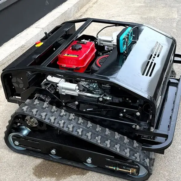 

Customized Crawler Garden Weeder Robot New 4-stroke Grade Lawn Mower with Remote Control Hill Climbing Capability