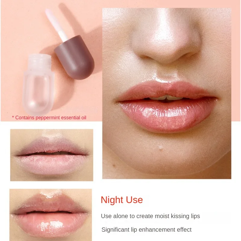 Sofort voluminöses ätherisches Öl Lip gloss pralles Serum reduziert feine Linien feuchtigkeit spendend nähren sexy Lippen erhöhen die Elastizität der Lippen