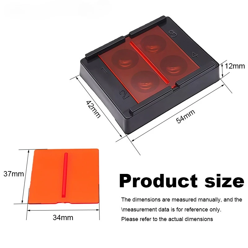 Small Plastic Mixing Cups for Denture Fabrication | Disposable 4-Well Resin Mixing Trays for Dental Use | Dental Materials