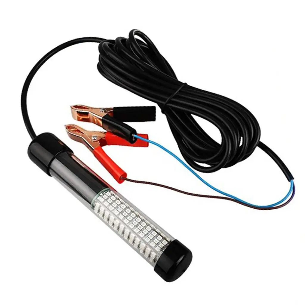 LED Fishing Light Underwater Fishes Finder Fishes Lure 5m Cable 20 Battery Consumption