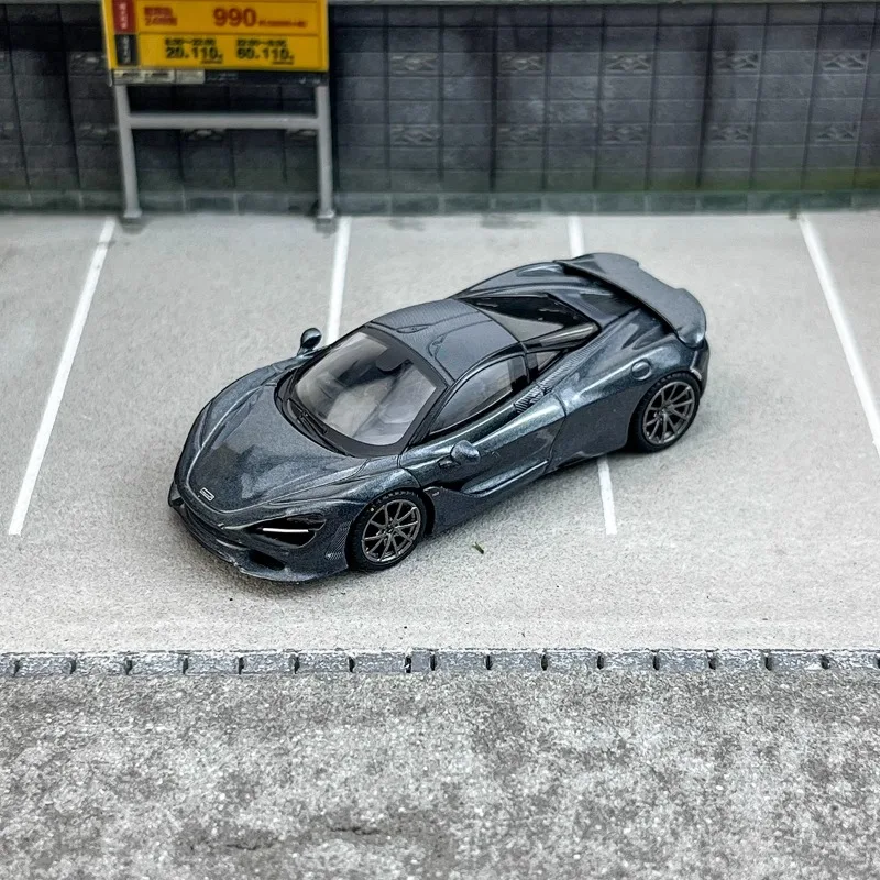 MINIGT Cars 1/64 Scale 750S Sports Car Model Diecast Alloy 720S LB Works Black Toy Car Model Collection Display Toys for Boys