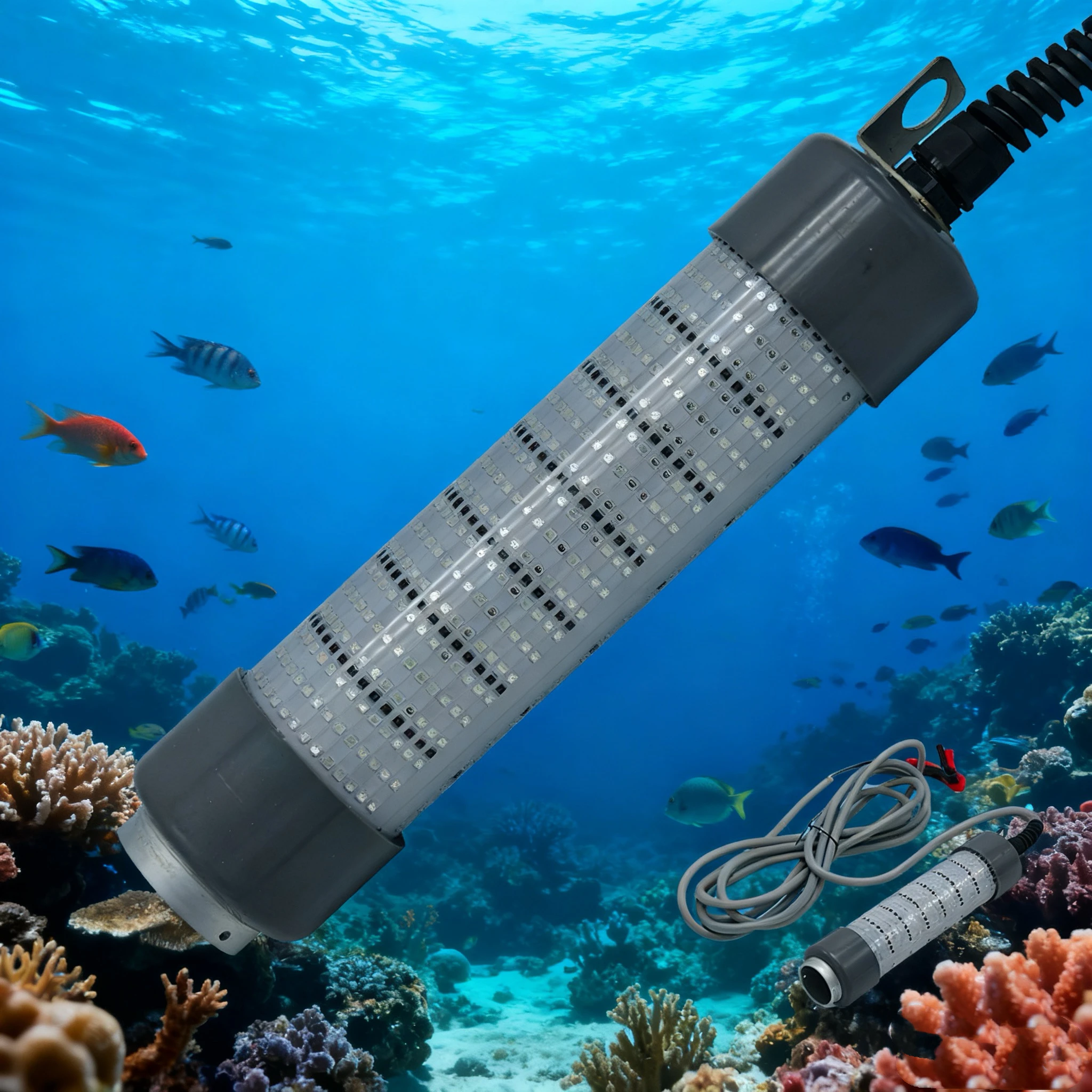 

Подводные светодиодные фонари для рыбалки, 600 Вт, высокая мощность, океан, глубоководная рыба, привлекающая рыбу