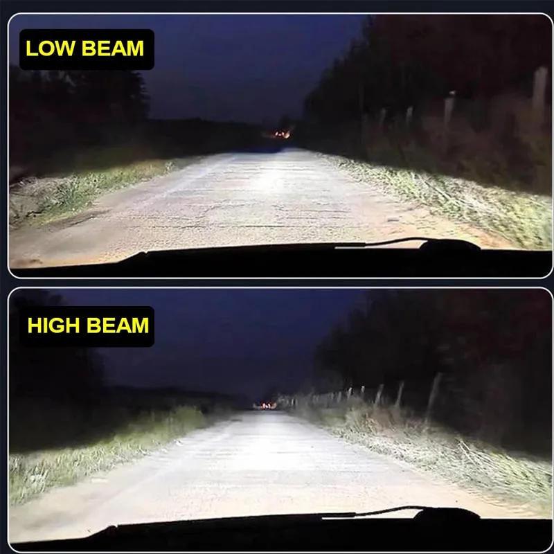 مصباح أمامي لسيارة كانبوس ، مصباح ضباب تلقائي ، مصباح عدسة جهاز عرض ثنائي ، 3D ، درجة إضاءة ، H7 ، LED ، ميني H4 ، H1 ، HB3 ، HB4 ، H11 ، من 6 جوانب
