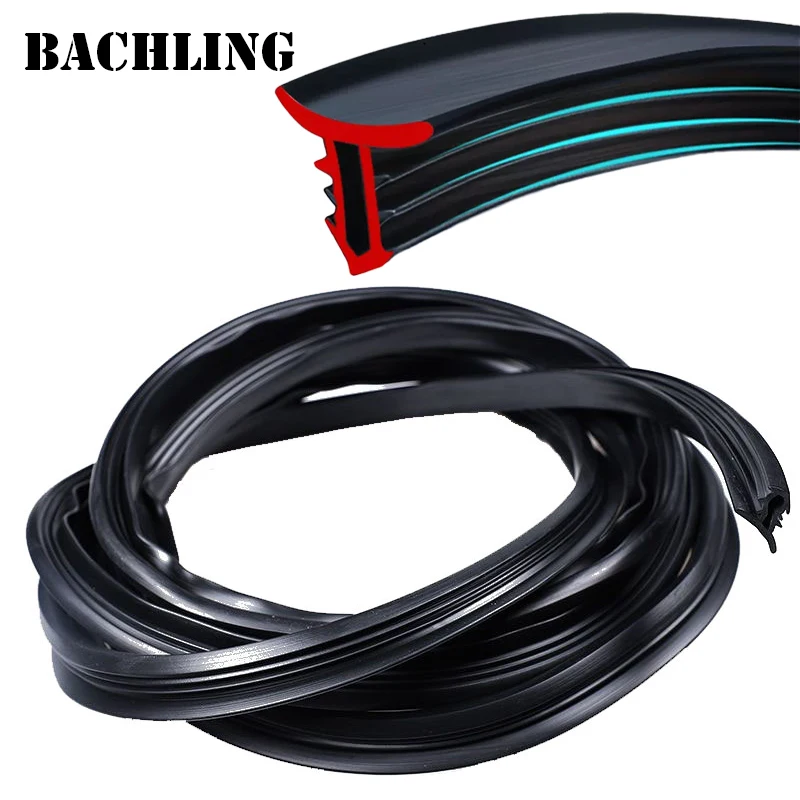 Car Dashboard Sealing StripSoundproof Noise Insulation Rubber Weatherstrip Auto Interior Leakproof Weather Stripping Accessories