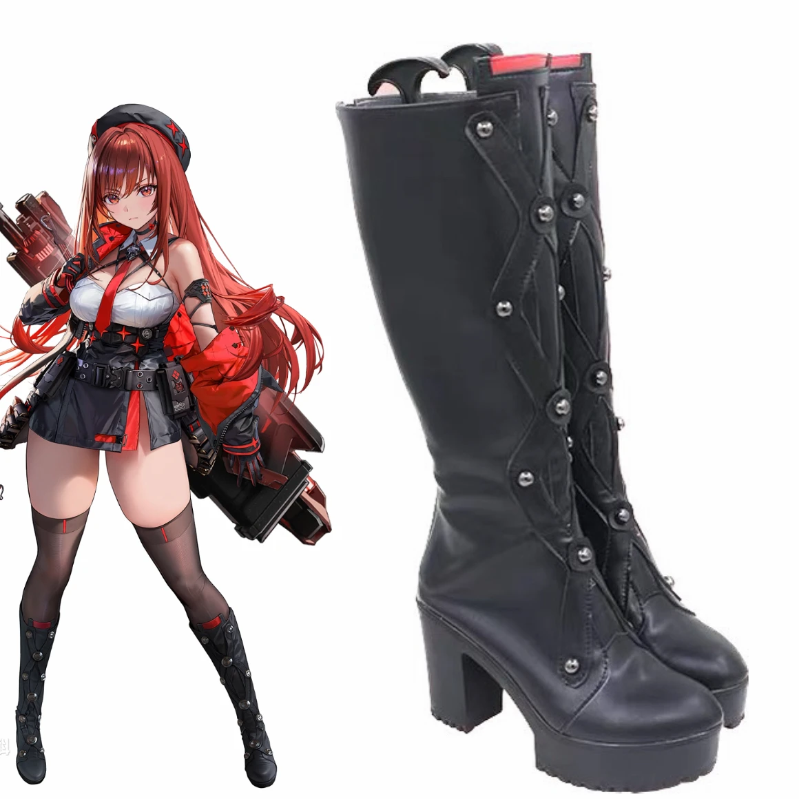 

Nikke Goddess of Victory Rapi Обувь для косплея Сапоги