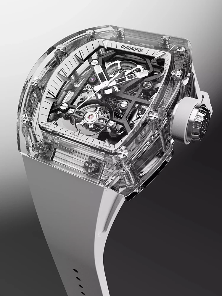 スケルトン　トノー型　自動巻 Amazon | [公式販売店] CIGADesign 腕時計 メンズ スケルトン