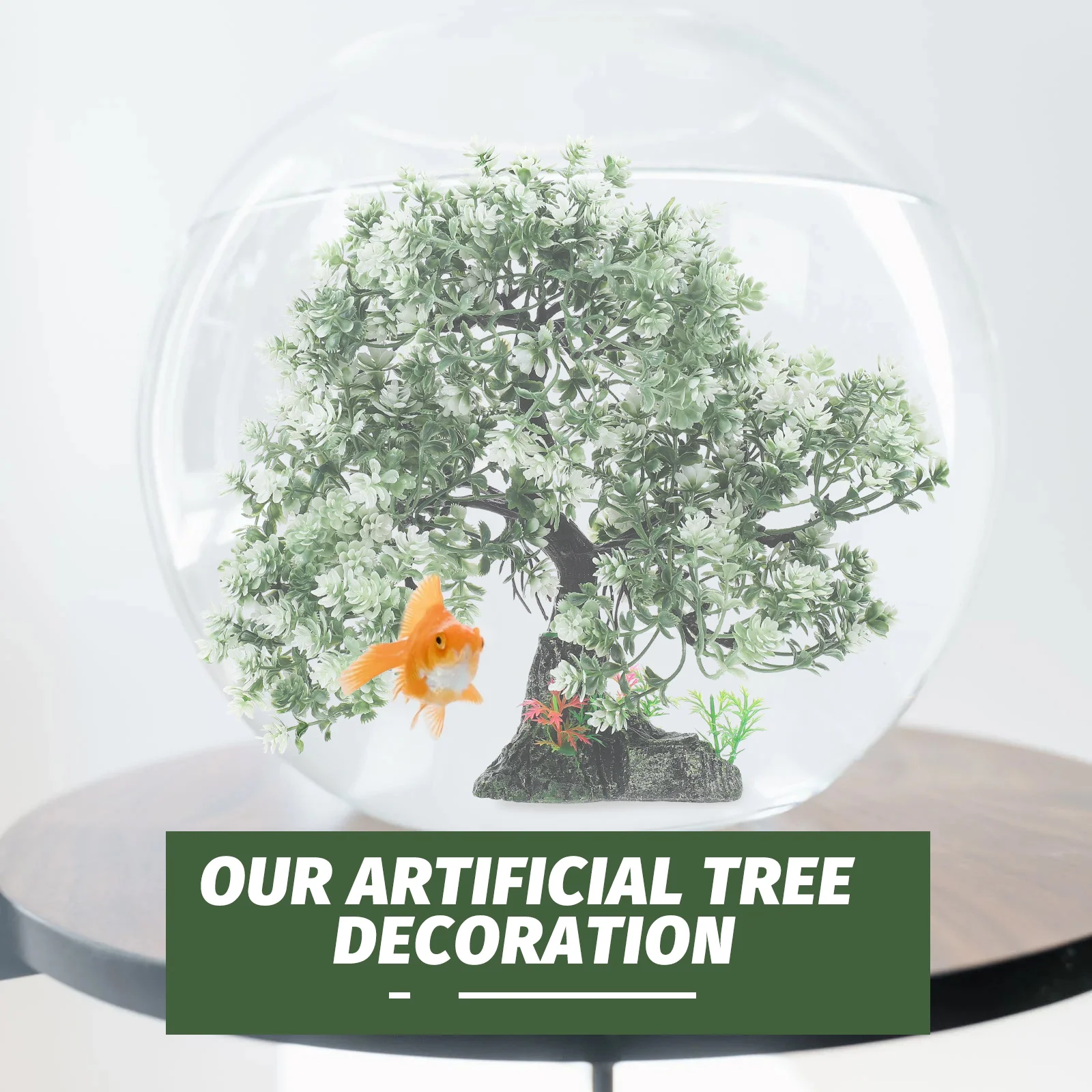 

Fish Tank Decorative Tree Resin Plastic Aquarium Ornament Realistic Simulation Underwater Craft Desktop Decoration