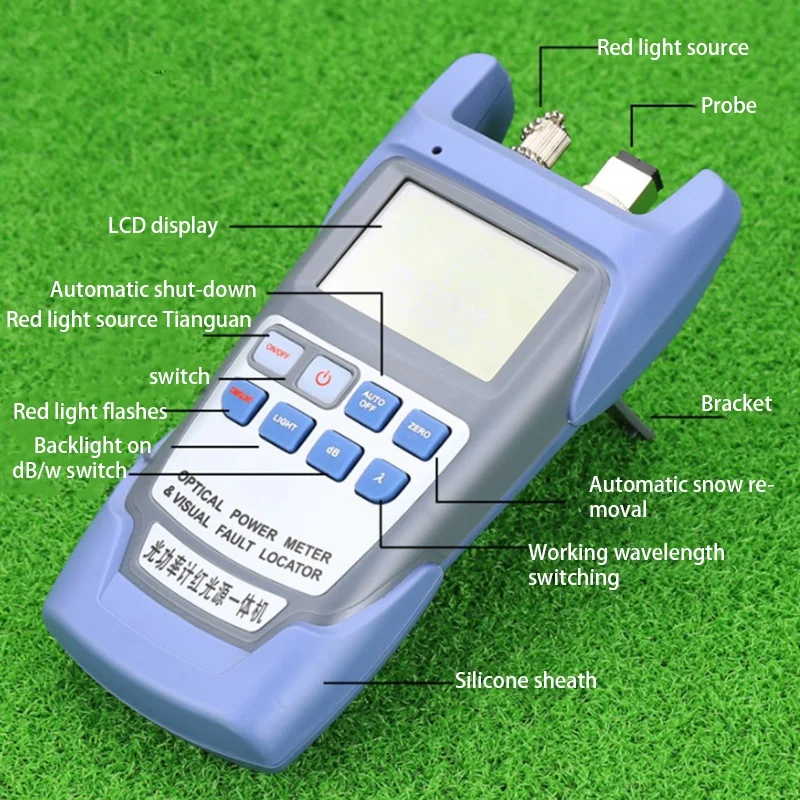 Fits for -9 1Mw Power FTTH Fiber Optic Optical Power Meter Cable Tester
