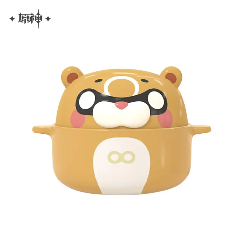 Guoba Urso Bowl Jogo Genxin Impact Role Playing Prop, Xiangling Dos Desenhos Animados, Louça De Cerâmica, Presente Das Crianças, Em Stock