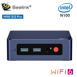 Beelink Mini PC N100 S12 Pro 16G500G Mini S Intel 11th Gen N5095 8GB 128GB SSD Desktop Gaming Computer N95 VS GK3V GK Mini J4125