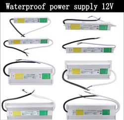 DC 12V 24V IP67 Waterproof Power Supply Electronic LED Driver Transformer outdoor AC 100-240V -  10W 50W 60W 80W 100W 200W 250W