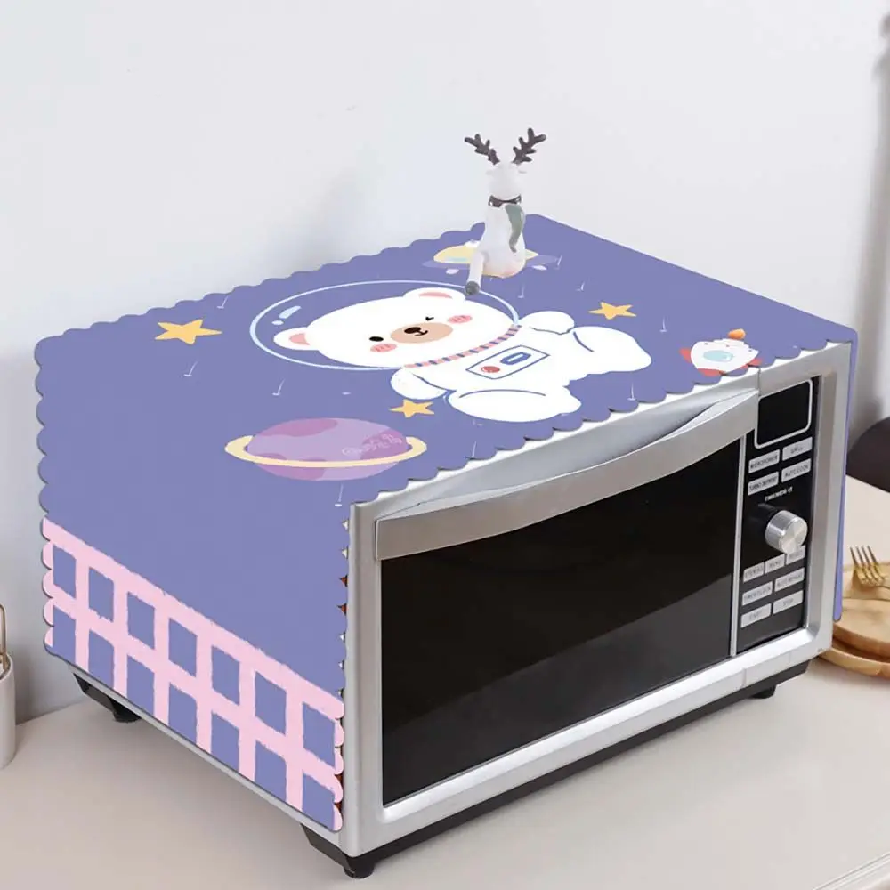 

Simple PVC Fashion Oven Supplies Dust Proof Cover Refrigerator Hood Oil Dust Cover Microwave Cover Kitchen Accessories
