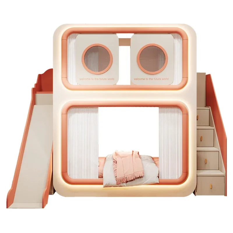 Children's bed bunk High and low child and mother Slide Multifunctional combination