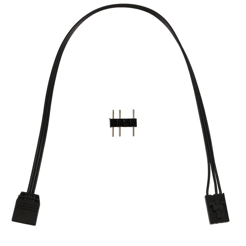 A13E-For Corsair 4PIN RGB To Standard ARGB 3-Pin 5V Adapter Connector RGB Cable 25Cm
