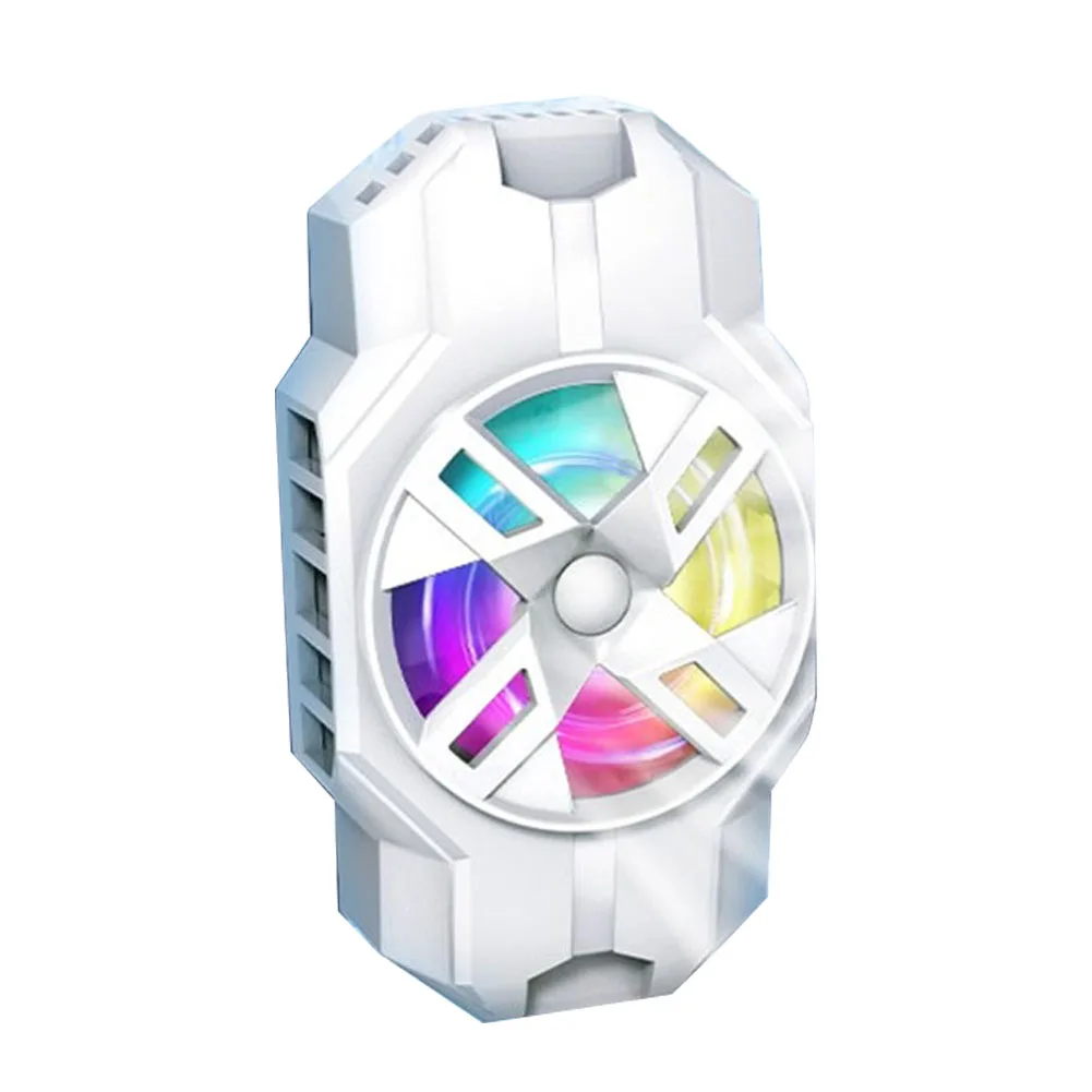 Mobile Cooler with Efficient Cooling and RGB Backlight for Smartphones Fits Four Point Five to Seven Inch Screens