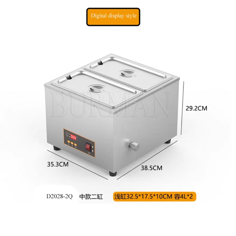 Commercial Electric Chocolate Melting Machine Genuine  Digital Display Machinery Furnace