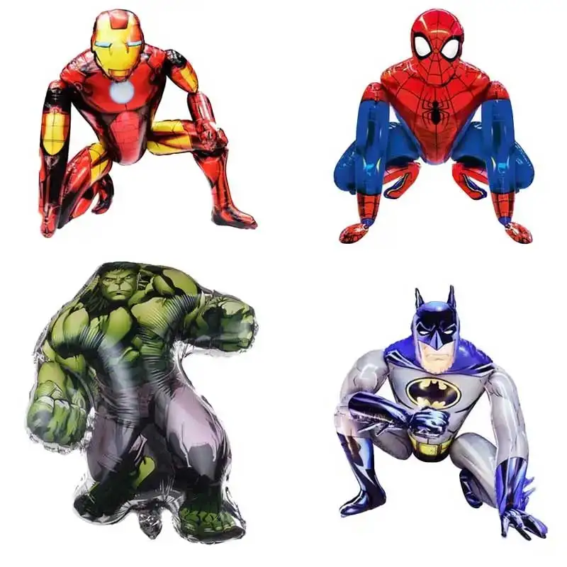 Spider-Man Balloon Robert Bruce Banner Boy Birthday Party Supplies Hero Theme Balloon Baby Shower Home Garden Room Decorations