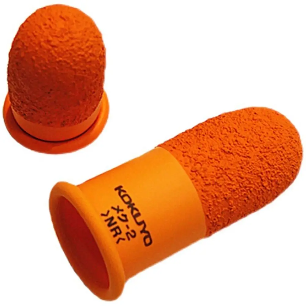 Cubierta antideslizante para dedos, multiusos, costura de conteo, hecha a mano, Protector de puntas de los dedos, guantes, cunas de dedo naranja, suministros de seguridad