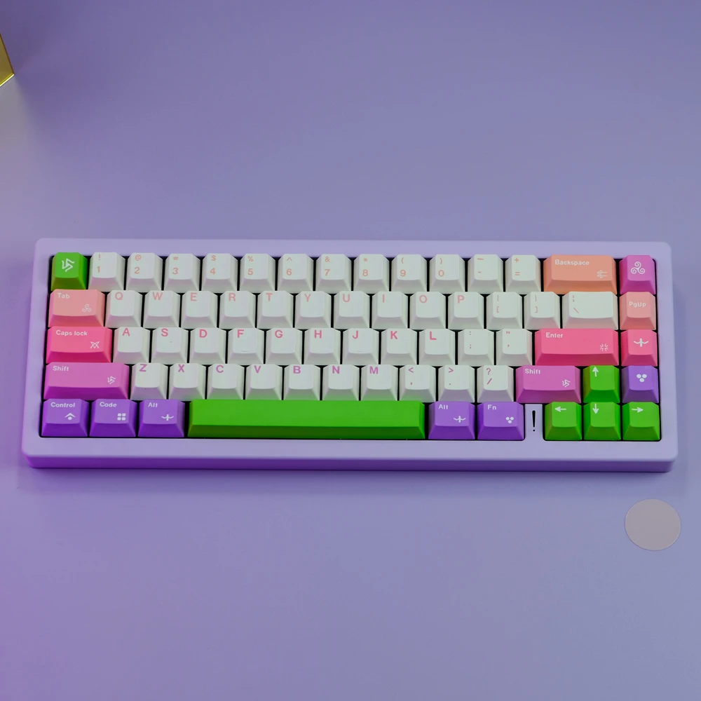 

129 клавиш GMK Elves Gradient Keycaps Set Cherry Profile PBT Dye Sublimation Keycap для Cherry MX Switch Механические колпачки для клавиатуры