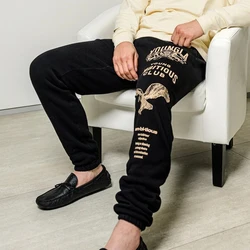 Men's Sweatpants Autumn New Mid Waist Drawstring Pants Sports Fitness Casual Pants Jogger Gym Running Training Pants Men Winter