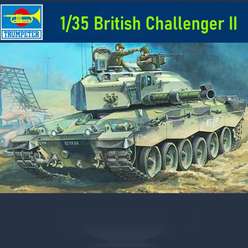 

TRUMPETER 1/35 Модель сборки основного боевого танка British Chanllenger II