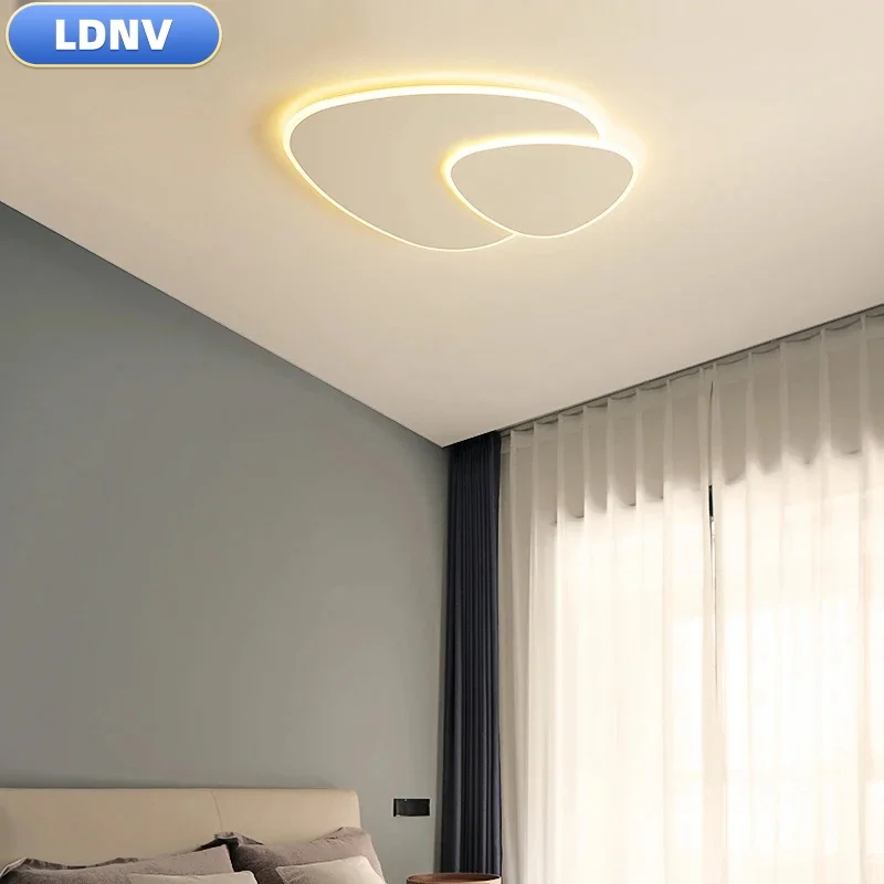 

Modern Minimalist Triangle LED Ceiling Lights For Bedroom Living Room Study Home Deco Lighting Surface Mounted Dimmable Lamps