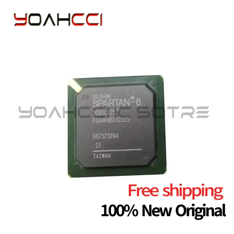 (1-10piece)100% NEW original XC6SLX25-2FGG484I package BGA484 free shipping