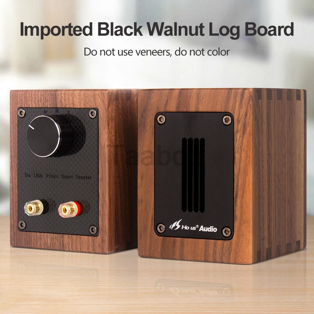 6Ohm 30W Brand New Walnut Fever Independent Ribbon Super Tweeter External Tweeter Speaker Sound Box