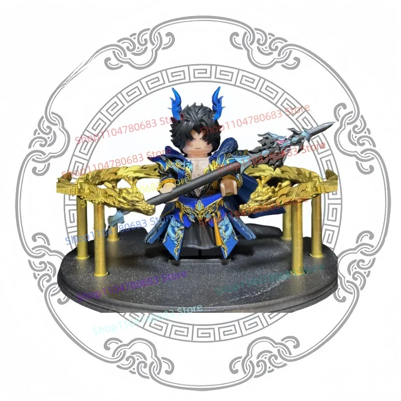 

Строительные блоки MOC Wudong Forest, мини-фигурка, сборная модель, декоративные аксессуары с героями мультфильмов аниме, игрушка в подарок, коллекционная