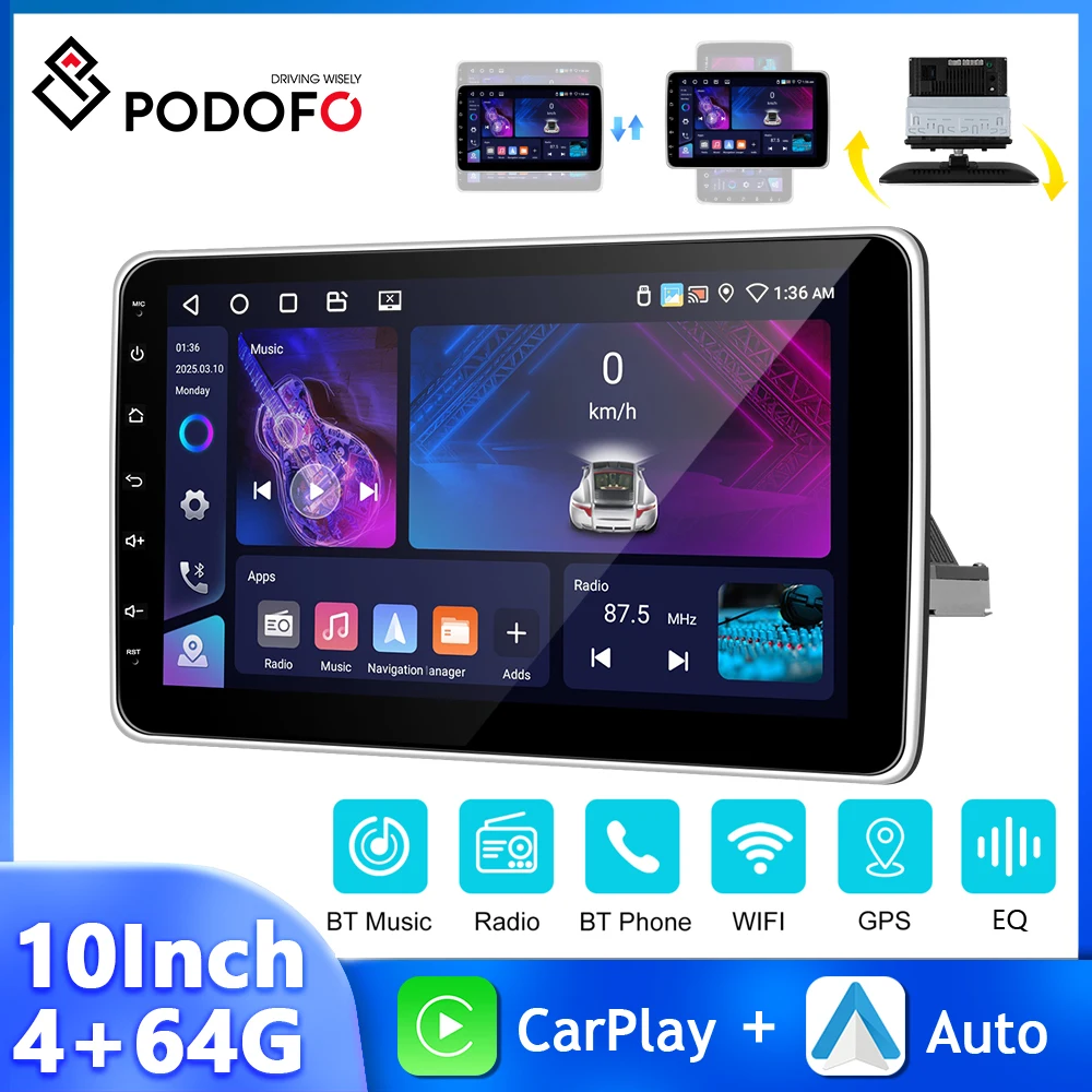 Podofo 10'' 4+64G C…