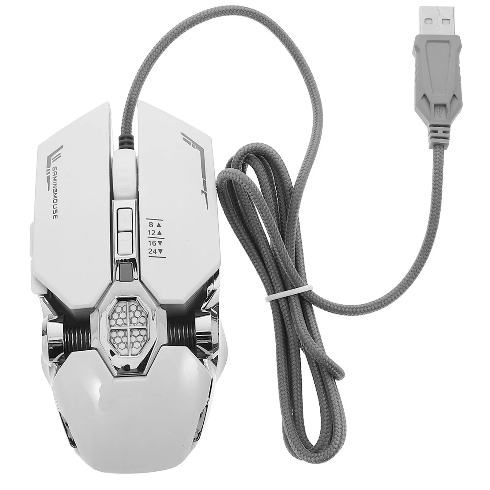 

1Pcs Programmable Lighting Mouse Newly Upgraded Key Layout Ergonomic Design Fluently Use Gift Luminescent Mouse