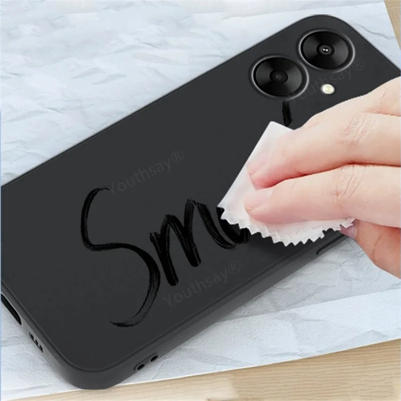 For Poco M6 Case For Xiaomi Poco M6 Cover Fundas Coque Original Liquid Silicone Soft TPU Protective Phone Bumper For Poco M6 4G