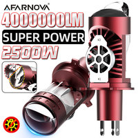 New LED Headlight Bulb Projector H4/9003/HB2 Canbus Super Bright LED 2500W 4000000LM 6500K Hi/Low Beam Apply For Car&Motorcycle