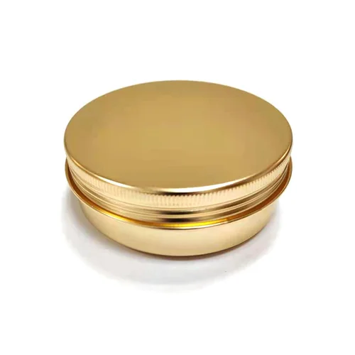 Imagen 2 del producto 5 10 15 20 30 50 60g caja de aluminio portátil redonda vacía latas de hojalata de Metal DIY crema tarro de plata recargable tetera