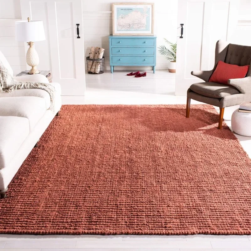 Natural Fiber Rug , Handmade Chunky Textured Jute 0.75-inch Thick, Ideal for in Living Room, Bedroom rugs