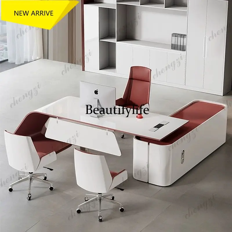 

M178 Modern creative manager desk room offices office desks and workstations computer desk Room desks Cosmetic consultation tab