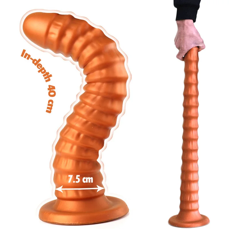 Huge Long Butt Plug Dildo Silicone Anal Plug Sex Prostate Massager  With Suction Cup Anal Dilator Adult Sex For Vagina Anal Play