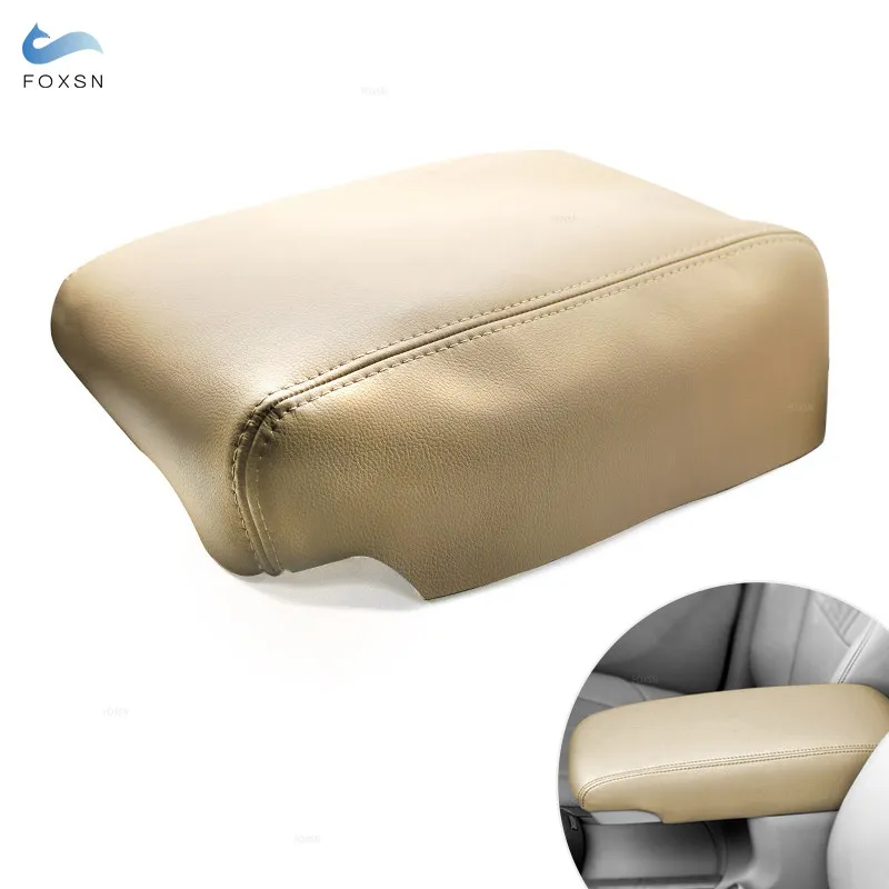Soft Leather Armrest Cover For Toyota Avalon 2005 2006 2007 2008 2009 2010 2011 2012 Car Center Control Armrest Box Cover Trim