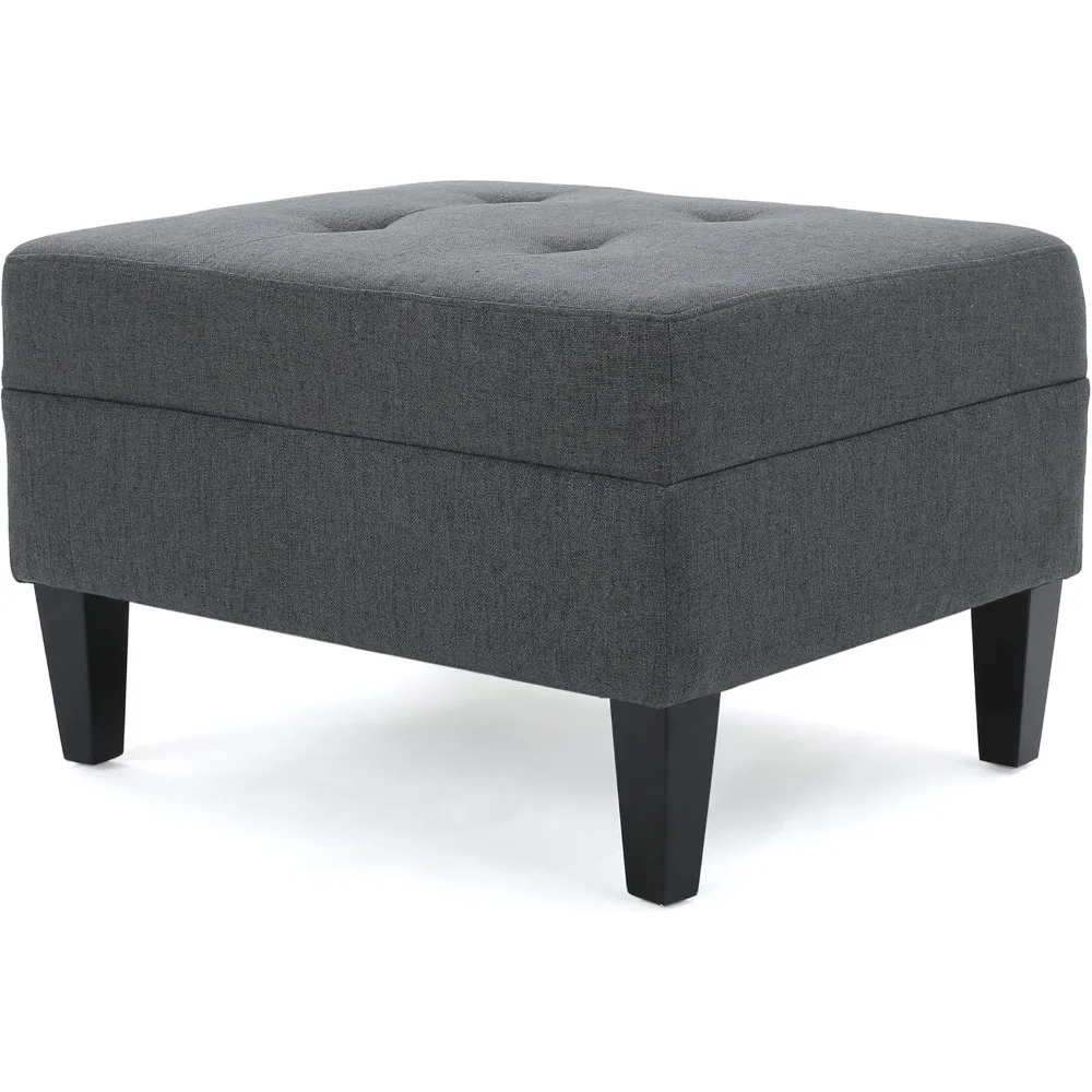 

Christopher Knight Home Zahra Ottoman, Dark Grey