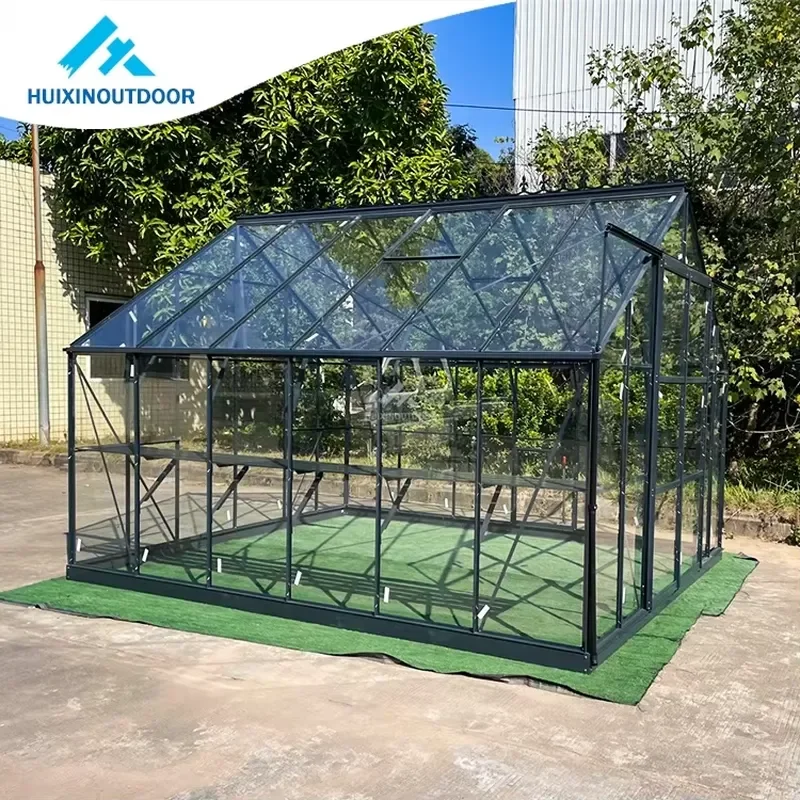 Eco Friendly Glass Greenhouse Aluminium Profile for Fast Installation Easily Assembled Garden Greenhouse