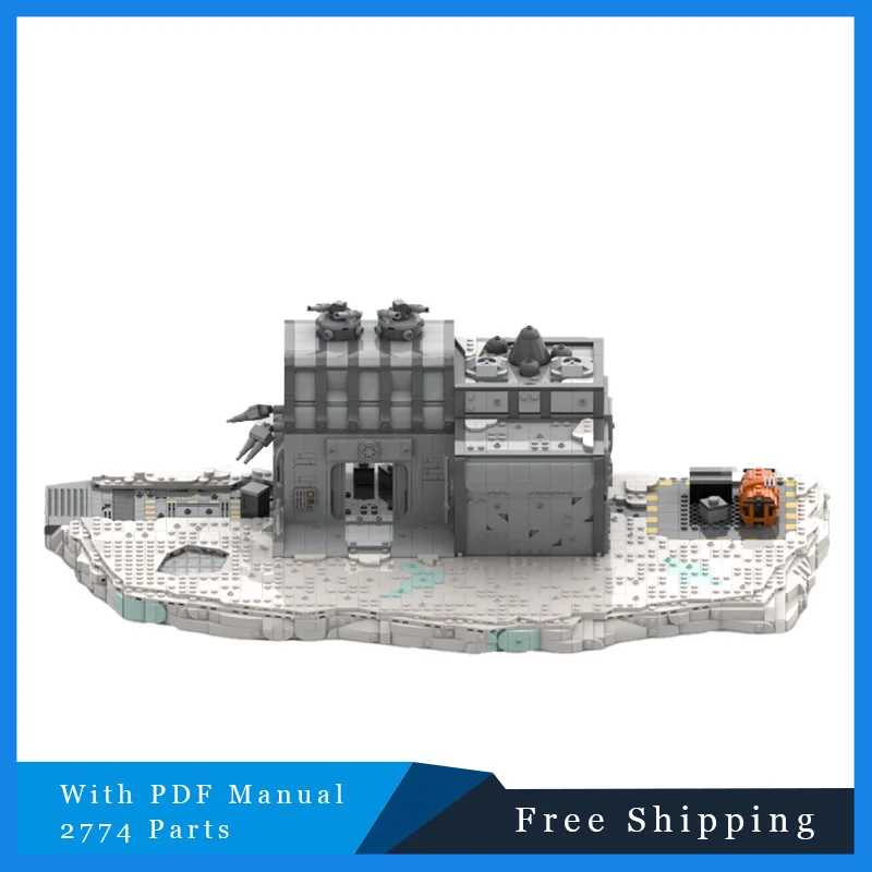 

2774 детали Star Battle Series, знаменитая императорская база, строительные блоки, креативные кирпичи, модель для детей, сделай сам, сборка, дисплей, игрушки, подарки