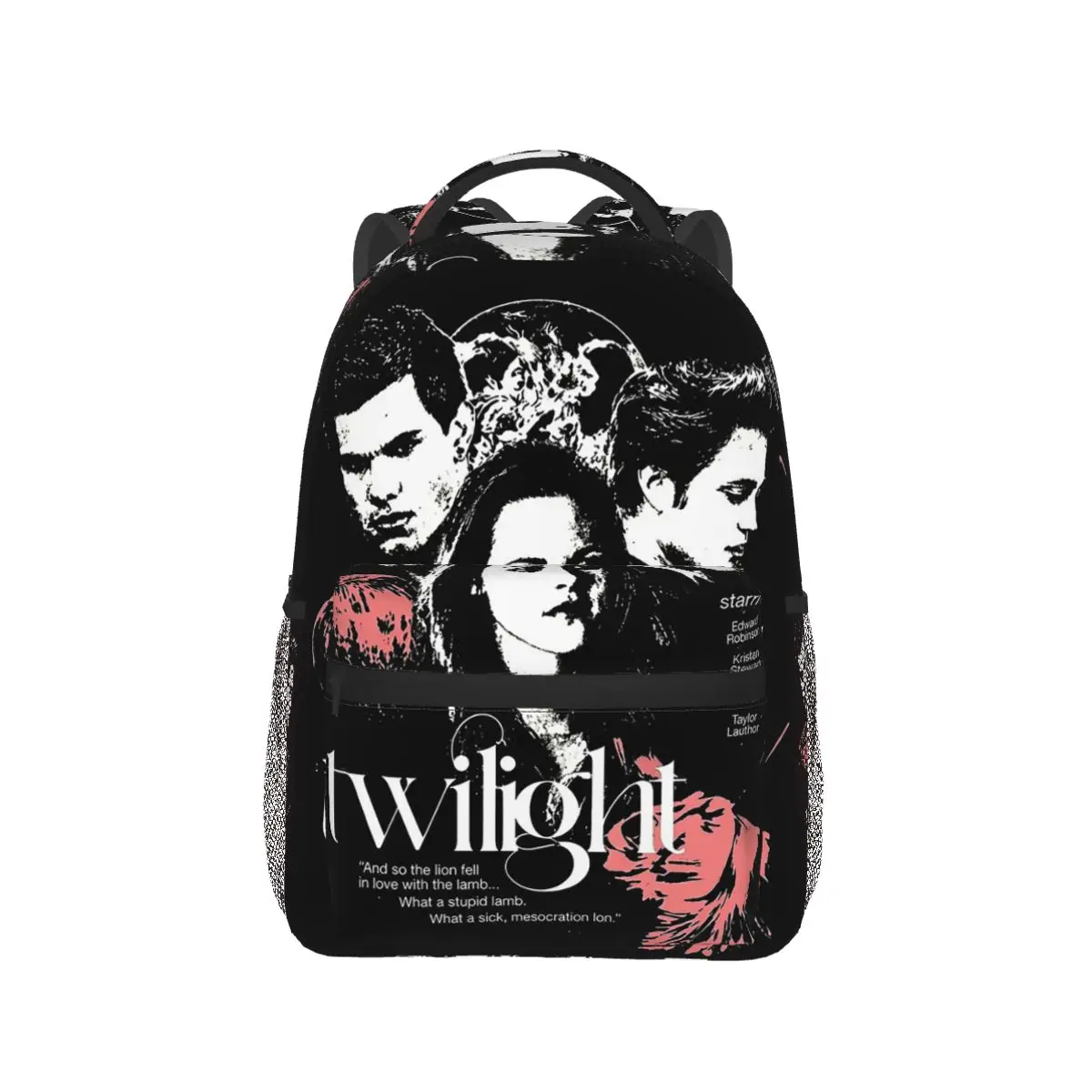 The Twilight Saga Movie Edward Bella Backpack Hot Sale Daypack Large Capacity Children BookBag School Bag Shoulder Bags