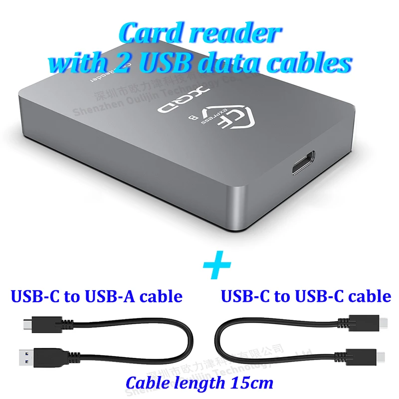 Imagem -05 - Usb 3.2 Gen2 10 Gbps de Transferência de Dados de Alta Velocidade cf Express Tipo-b Xqd Leitor de Cartões Acessórios para Câmaras de Portátil para Sony Lexar Nikon Canon Sandisk Blke Cartão de Memória Kingston