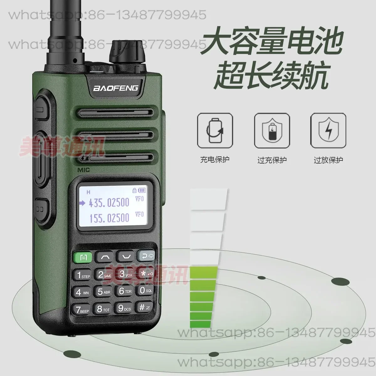 Handheld Baofeng Intercom BF-UV13 PRO Handheld Speaker Type -C Intercom FM Baofeng Intercom