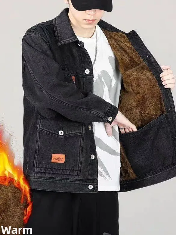 

Мужские рабочие джинсы Thiened Fce: износостойкие, грязеотталкивающие, для стройплощадки, повседневные, свободного прямого кроя