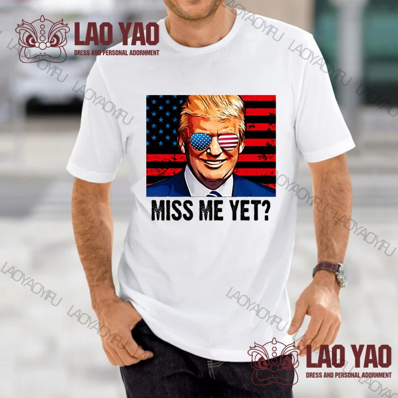 Trump 2024 Alphabet T-shirt Goth Clothes Jesus Fans Support T-shirts for Women Streetwear Tops Harajuku Kpop Y2k Clothing Men