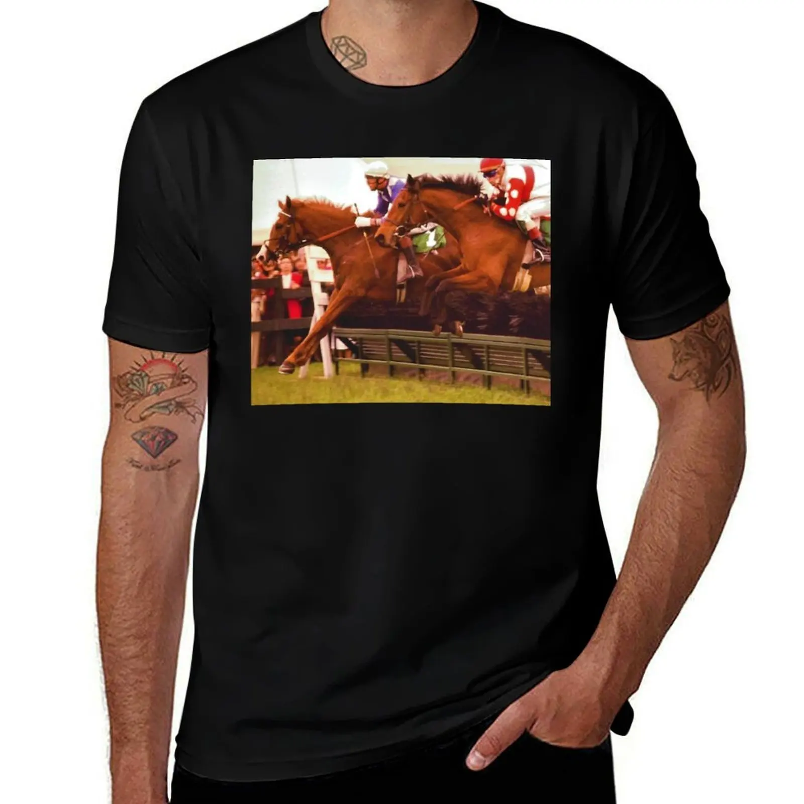 

C2025 STEVE YELLOWBEAR Steeplechase Winner T-Shirt anime tshirt tops mens clothing